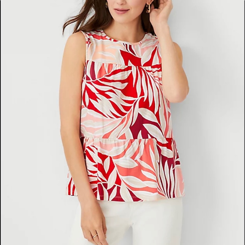 Ann Taylor tiered tank